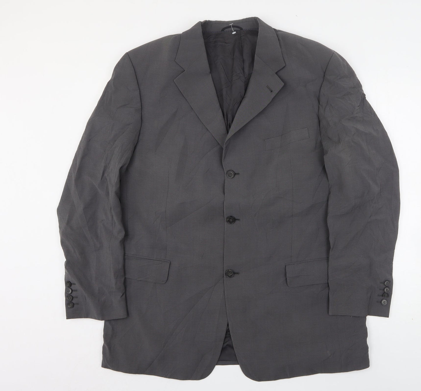Mens UK Size 46 BARUTTI Regular Grey Suit Jacket