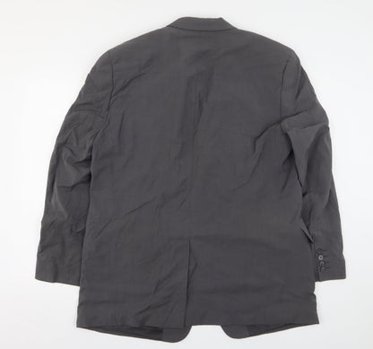 Mens UK Size 46 BARUTTI Regular Grey Suit Jacket