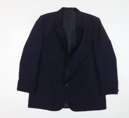 Mens UK Size 46 Canda Regular Blue Suit Jacket