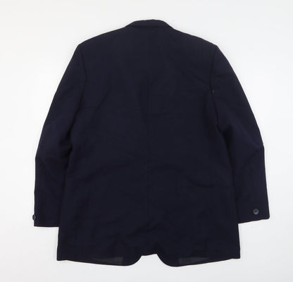 Mens UK Size 46 Canda Regular Blue Suit Jacket