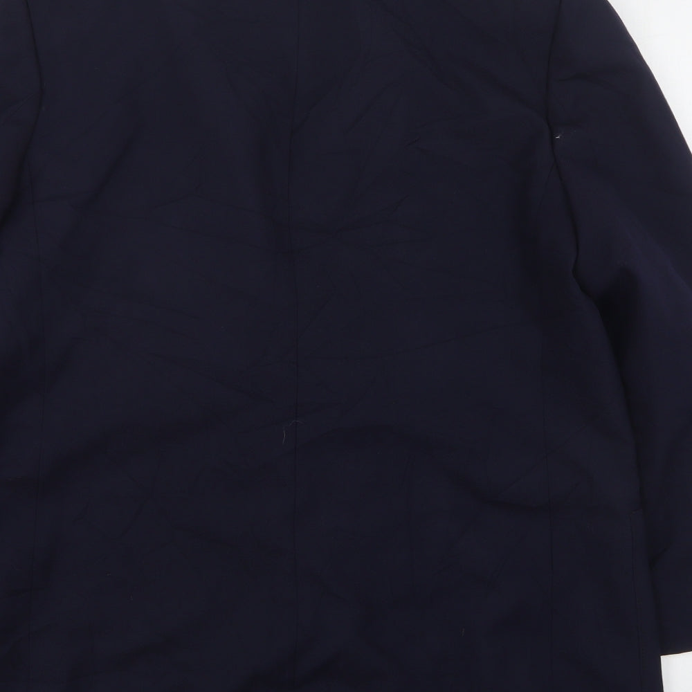 Mens UK Size 46 Canda Regular Blue Suit Jacket