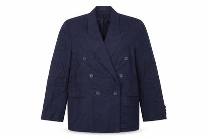 Imagination Womens Blue  Polyester Jacket Suit Jacket Size 12