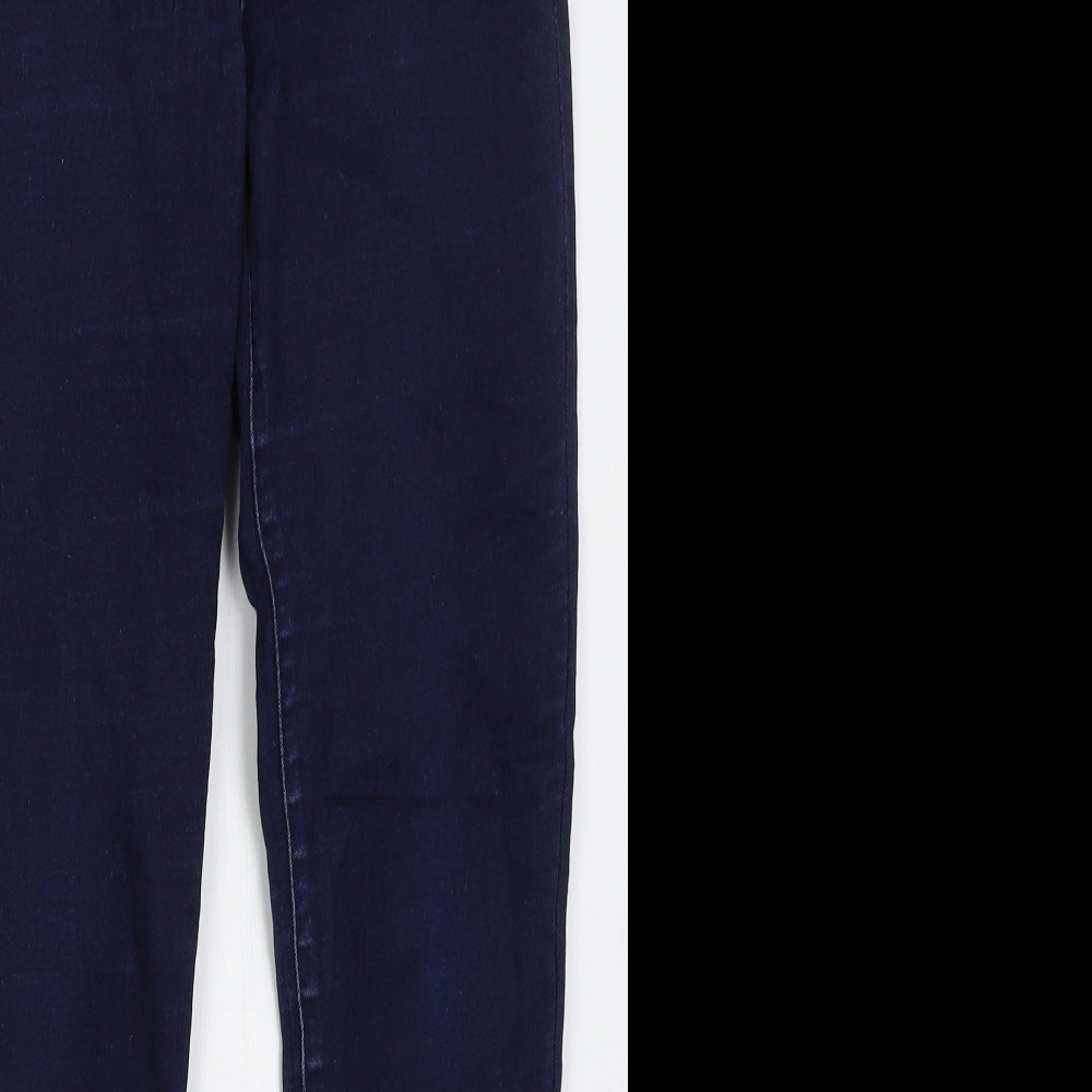 Denim Co Womens Blue  Cotton Skinny Jeans Size 12 L27 in Regular Button