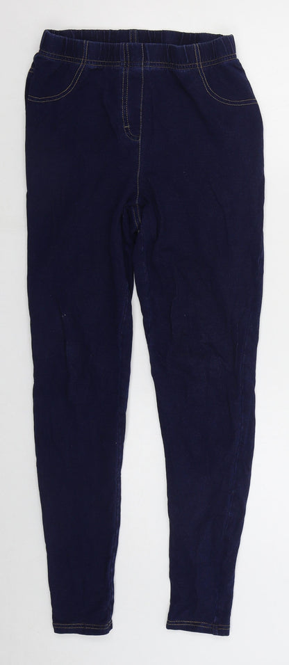 George Womens Blue  Cotton Jegging Jeans Size 8 L27 in Regular