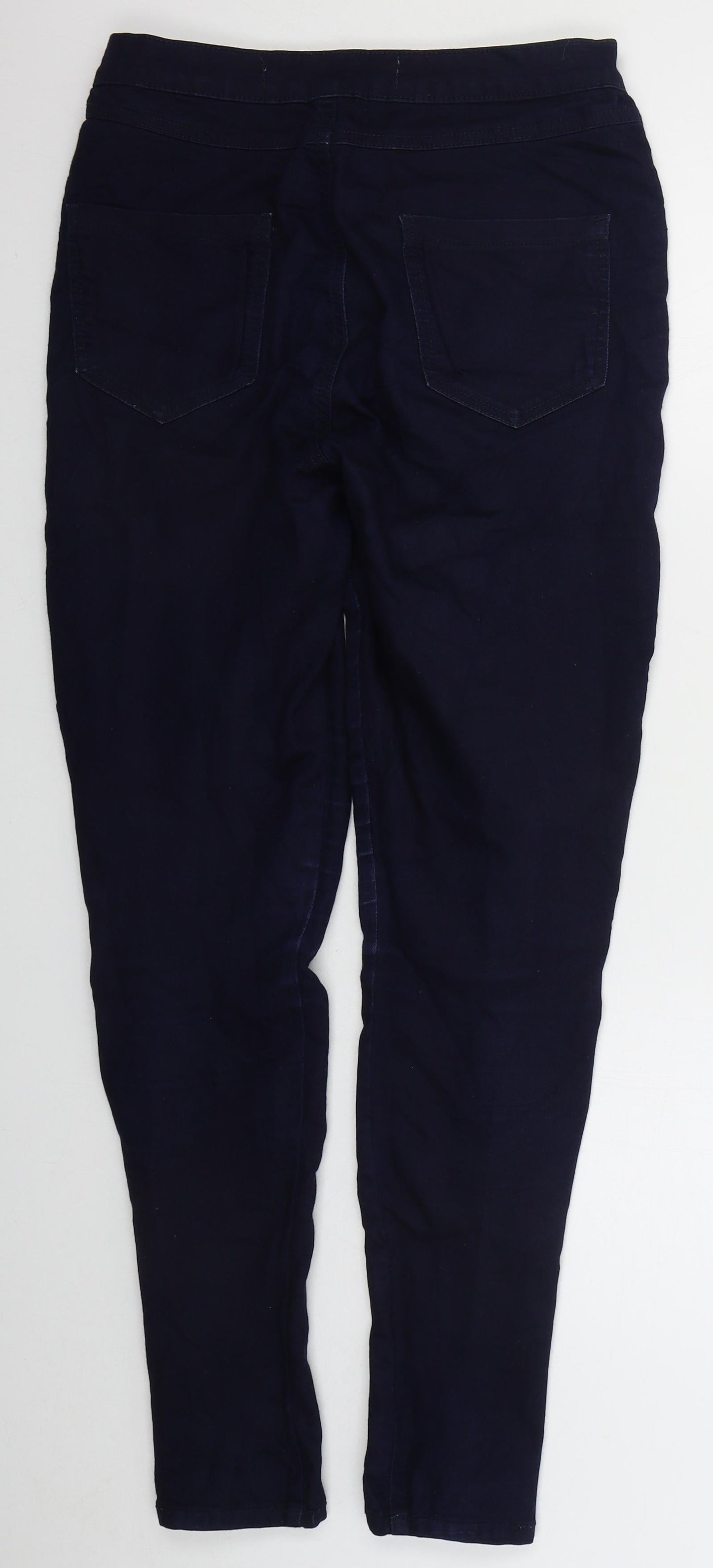 Denim Co Womens Blue  Cotton Skinny Jeans Size 10 L30 in Regular Button