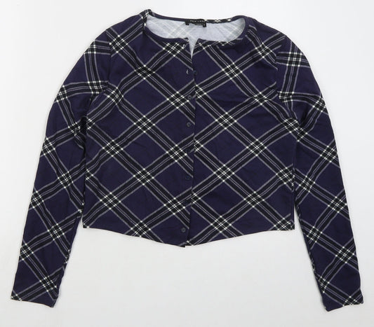 Womens UK Size 16 New Look Blue Cardigan Jumper