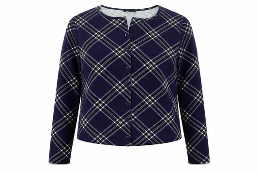 Womens UK Size 16 New Look Blue Cardigan Jumper