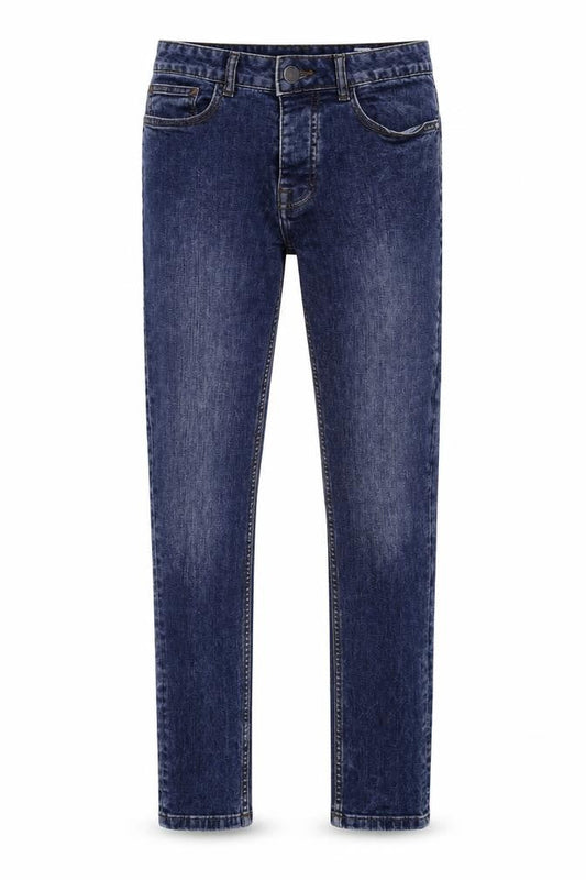 Mens UK Size 28 Denim Co Regular Fit Skinny Blue Jeans
