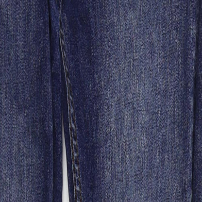 Denim Co Mens Blue  Cotton Skinny Jeans Size 28 L32 in Regular Button