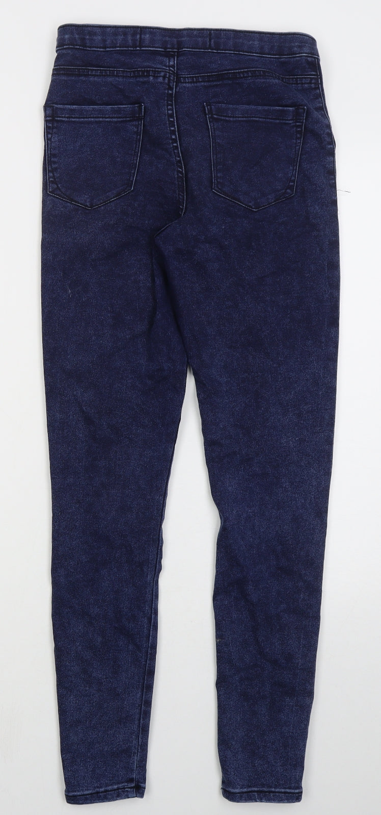 Denim Co Womens Blue  Cotton Skinny Jeans Size 10 L29 in Regular Button