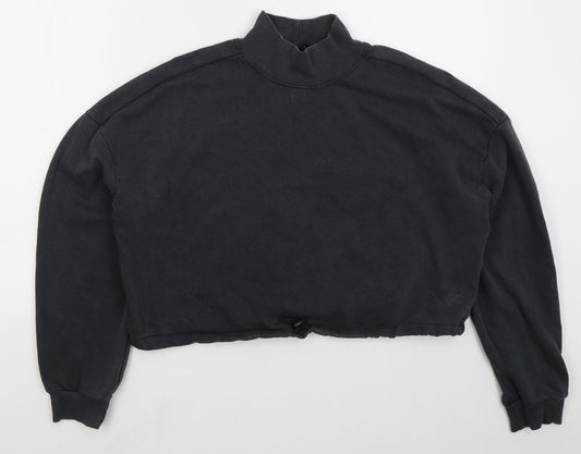 H&M Womens Grey  Cotton Pullover Sweatshirt Size L  Pullover