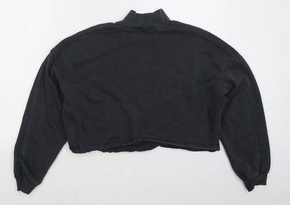 H&M Womens Grey  Cotton Pullover Sweatshirt Size L  Pullover