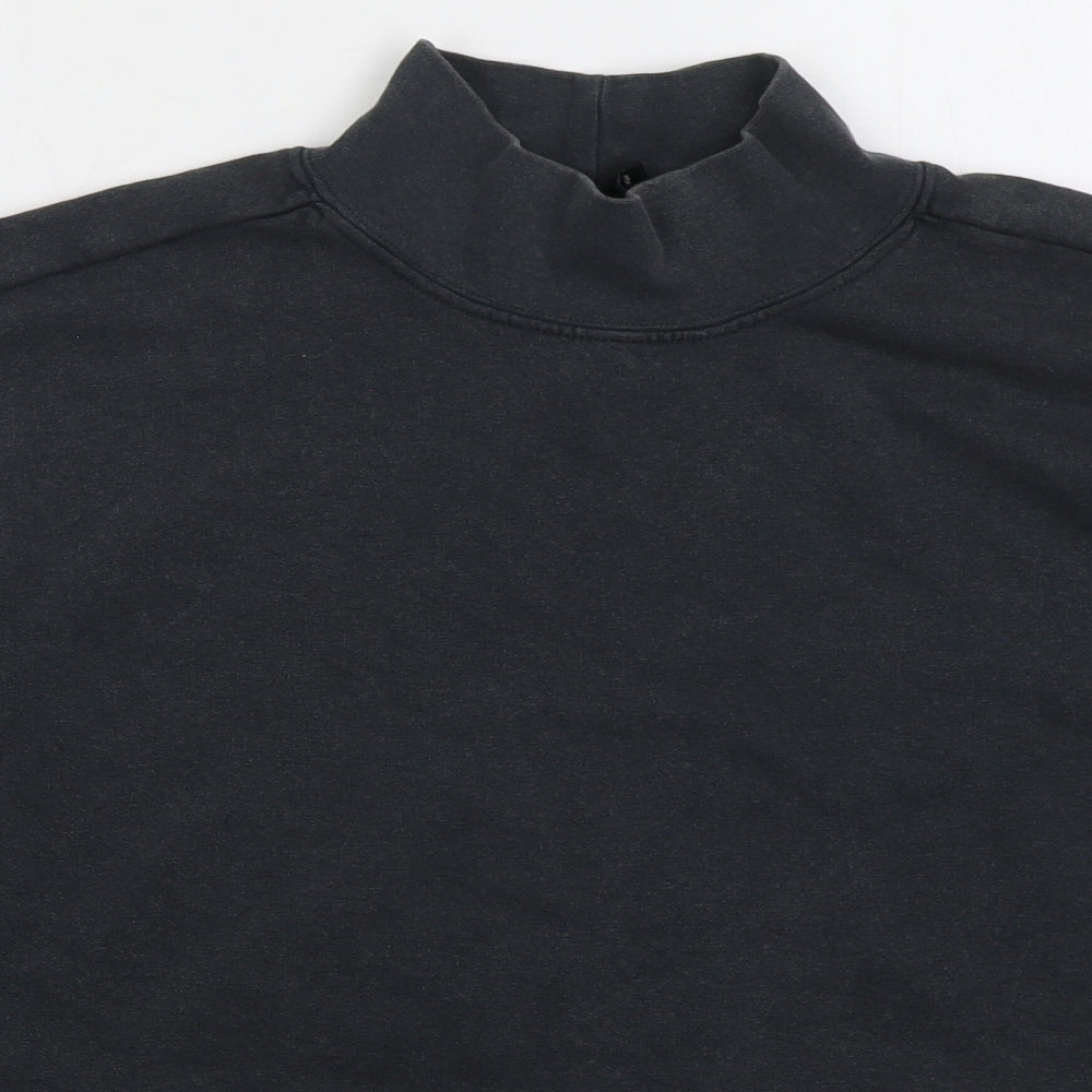 H&M Womens Grey  Cotton Pullover Sweatshirt Size L  Pullover