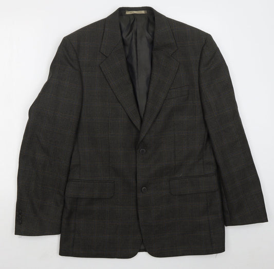 Mens UK Size 38 Brook Taverner Regular Brown Suit Jacket