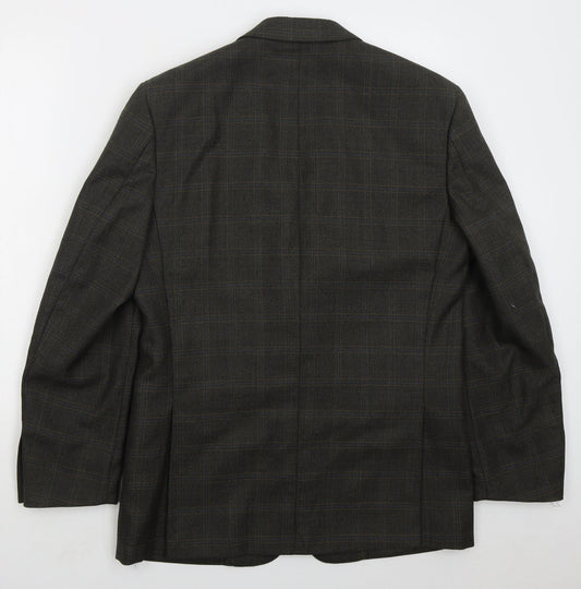 Mens UK Size 38 Brook Taverner Regular Brown Suit Jacket