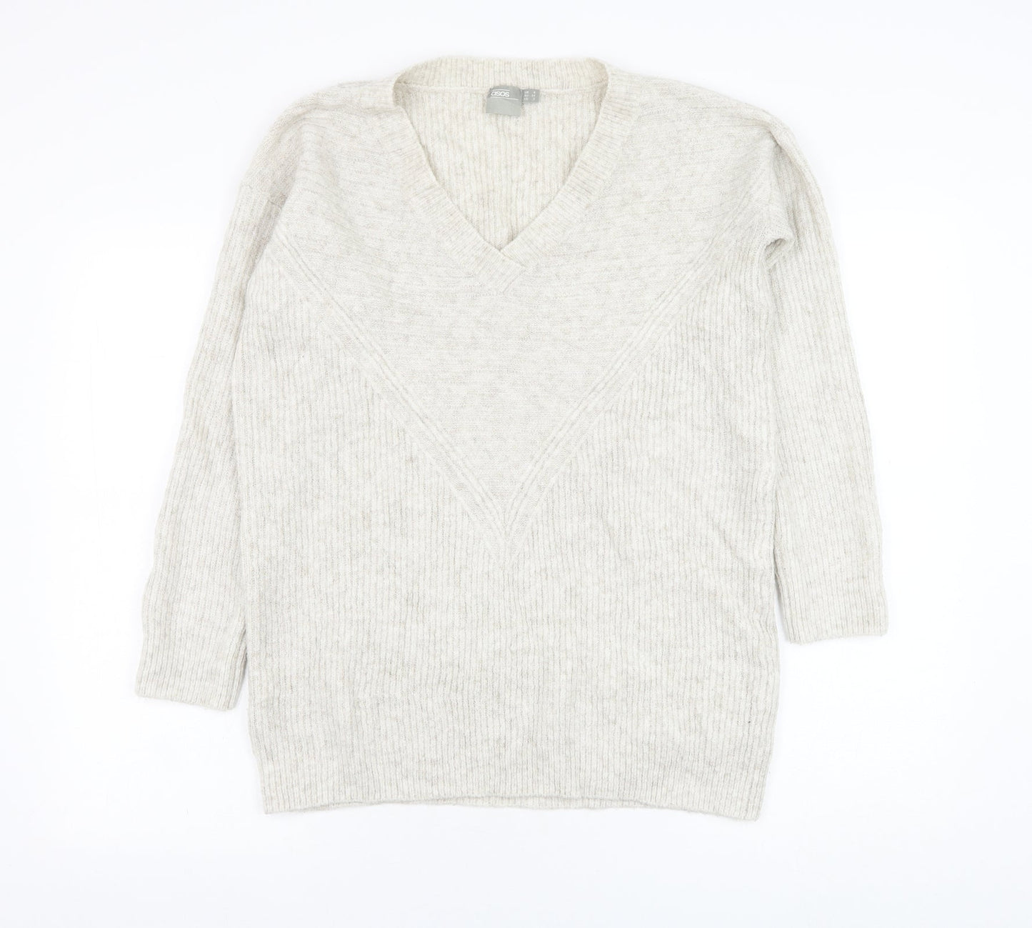 Womens UK Size 6 ASOS Beige Pullover Jumper