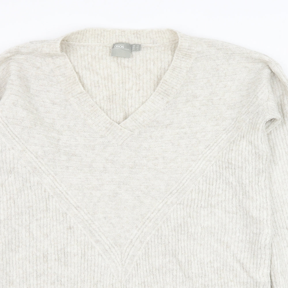 Womens UK Size 6 ASOS Beige Pullover Jumper