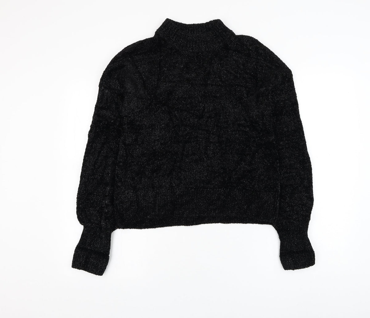 Womens UK Size 6 H&M Black Pullover Jumper