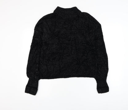 Womens UK Size 6 H&M Black Pullover Jumper