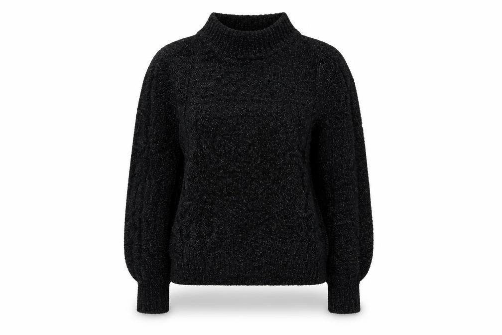 Womens UK Size 6 H&M Black Pullover Jumper