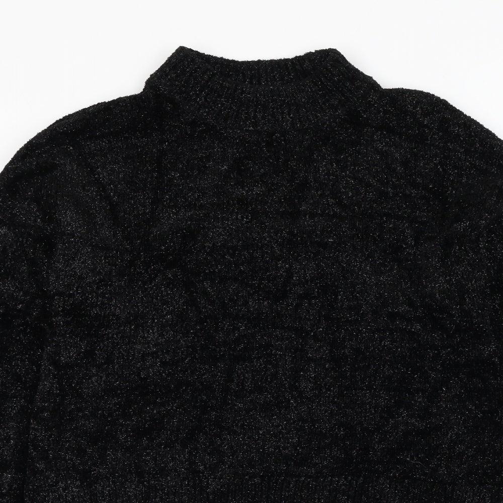 Womens UK Size 6 H&M Black Pullover Jumper