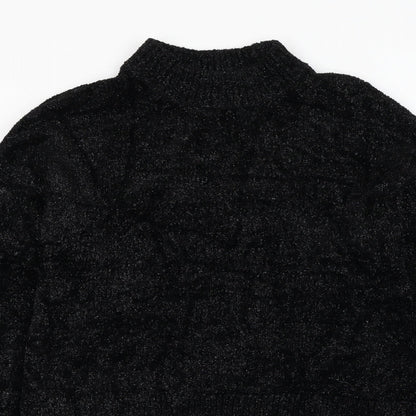 Womens UK Size 6 H&M Black Pullover Jumper