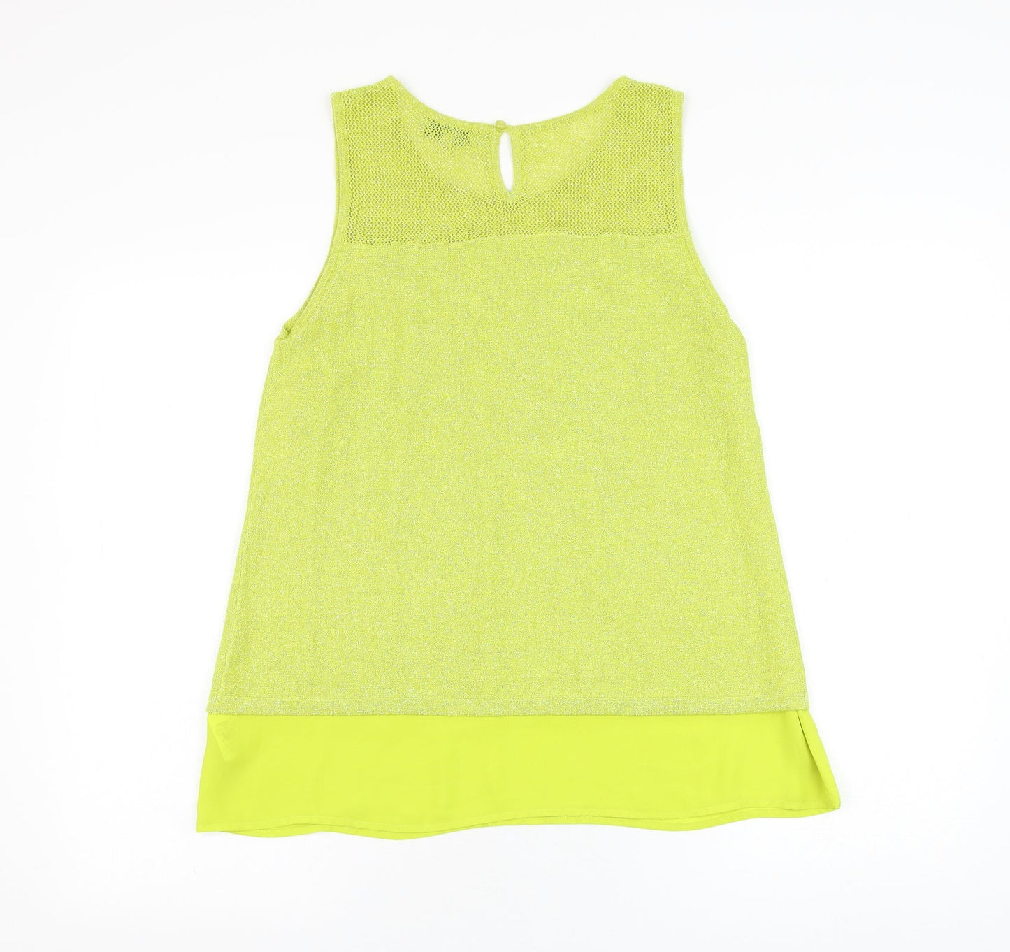 Womens UK Size 12 NEXT Green Basic Tank