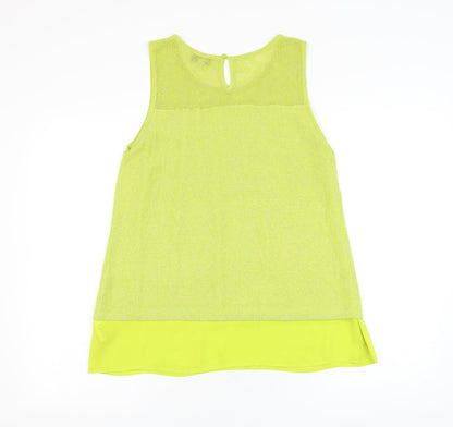 Womens UK Size 12 NEXT Green Basic Tank