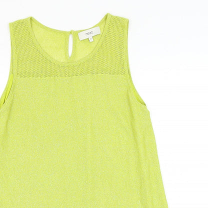 Womens UK Size 12 NEXT Green Basic Tank