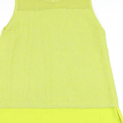 Womens UK Size 12 NEXT Green Basic Tank
