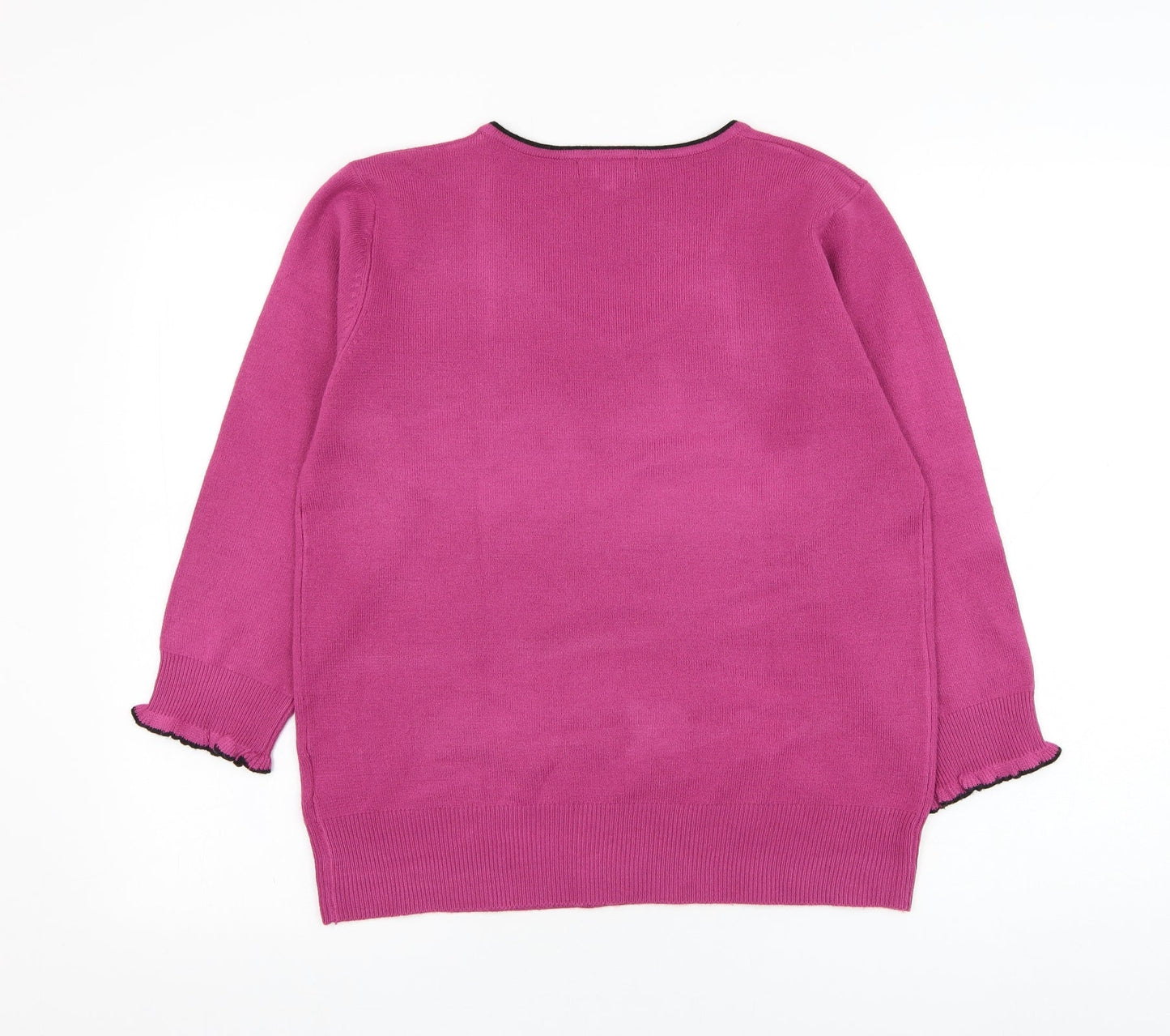 Womens UK Size L Ann Marie Purple Pullover Jumper