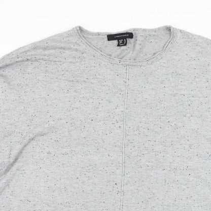 Atmosphere Womens Grey Round Neck  Viscose Pullover Jumper Size 16