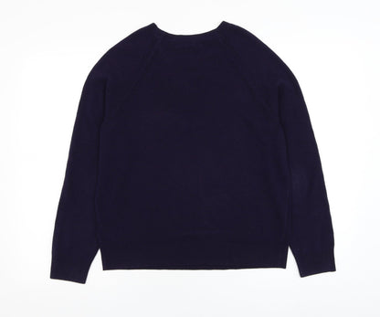 Womens UK Size 12 Marks and Spencer Purple Pullover Jumper