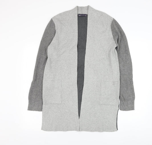Womens UK Size 12 Marks and Spencer Grey Cardigan Jumper