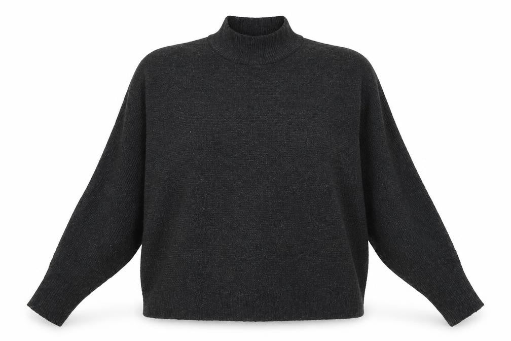 Womens UK Size 12 Apricot Grey Pullover Jumper