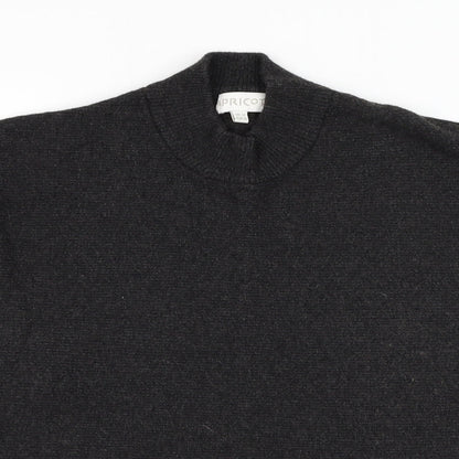 Womens UK Size 12 Apricot Grey Pullover Jumper
