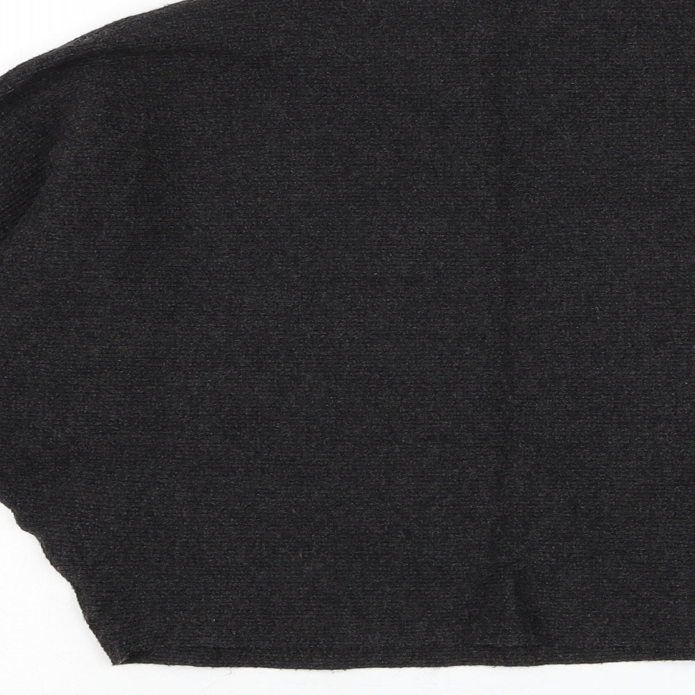 Womens UK Size 12 Apricot Grey Pullover Jumper