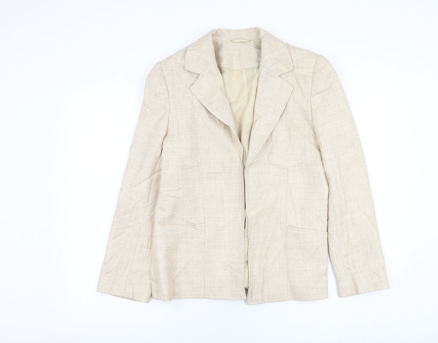 Womens UK Size 12 EWM Beige Jacket