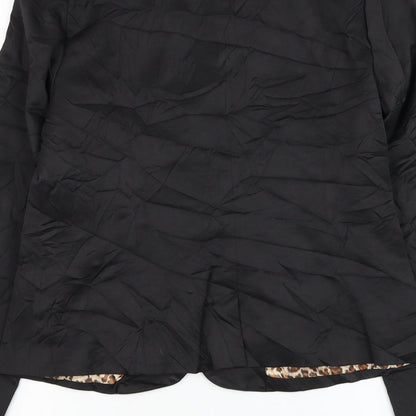 Parisian Signature Womens Black   Jacket Blazer Size 12  Button