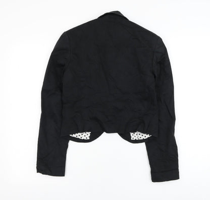 New Look Womens Black   Jacket Blazer Size 12  Button