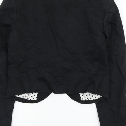 New Look Womens Black   Jacket Blazer Size 12  Button