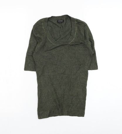 Womens UK Size 10 River Island Green Pullover Jumper