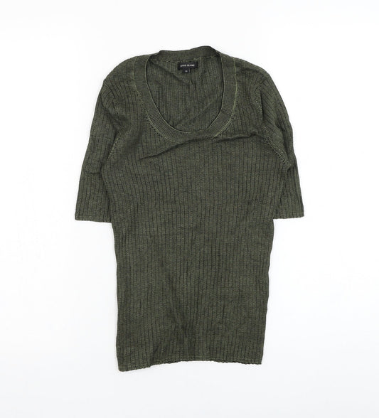 Womens UK Size 10 River Island Green Pullover Jumper