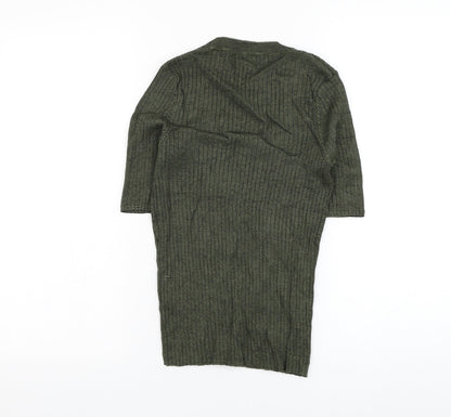 Womens UK Size 10 River Island Green Pullover Jumper
