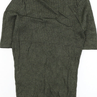 Womens UK Size 10 River Island Green Pullover Jumper