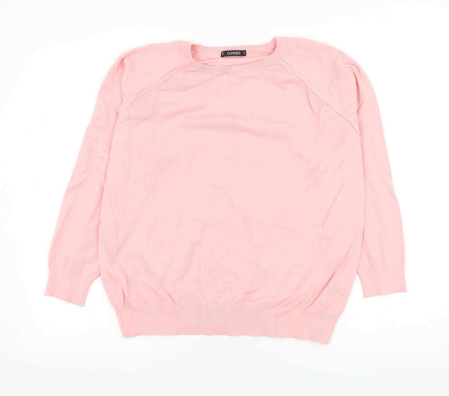 Womens UK Size XL Dunnes Stores Pink Pullover Jumper