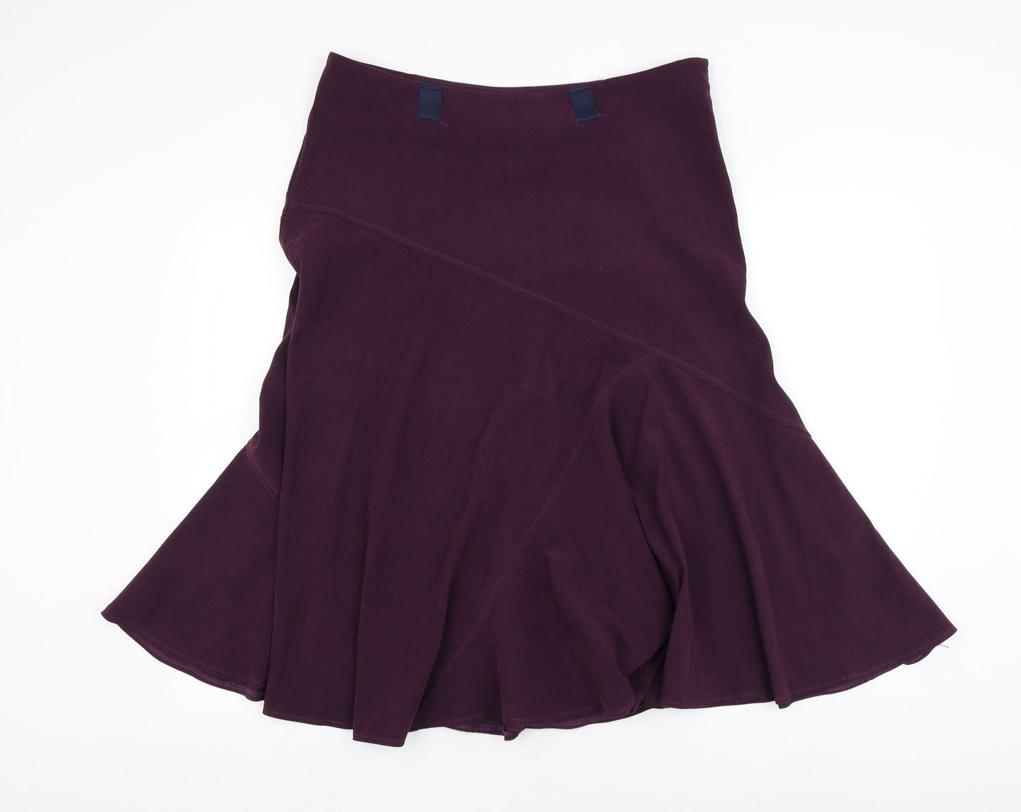 Berkertex Womens Purple  Polyester Skater Skirt Size 14   Zip