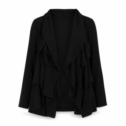 Womens UK Size 10 Michele Hope Black Kimono Blouse