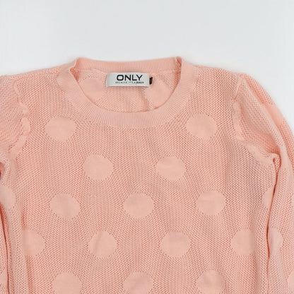 Womens UK Size S Only Pink Pullover Jumper