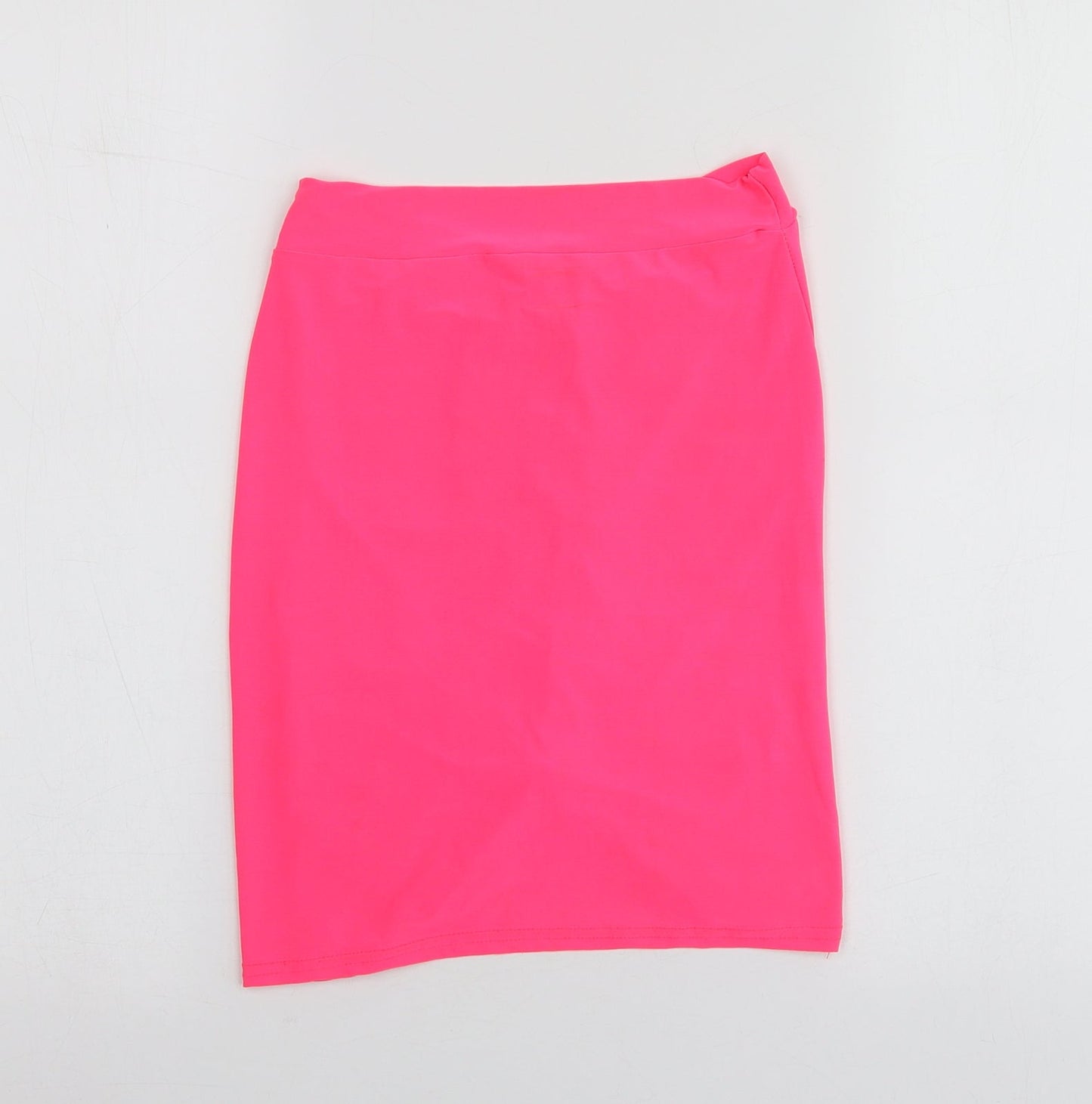 PRETTYLITTLETHING Womens Pink  Polyester Mini Skirt Size 6